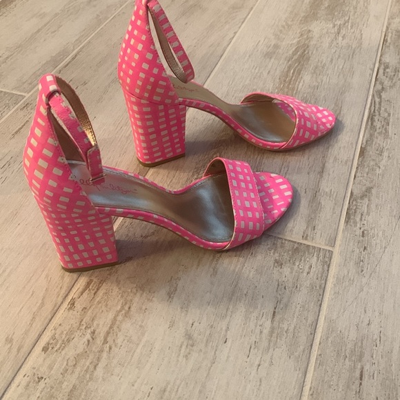Lilly Pulitzer Amber Lynn Sandals size 9 in pink Tropics - Picture 6 of 13